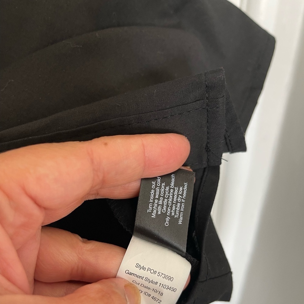 Lane Bryant black oxford button down shirt - Picture 5 of 5
